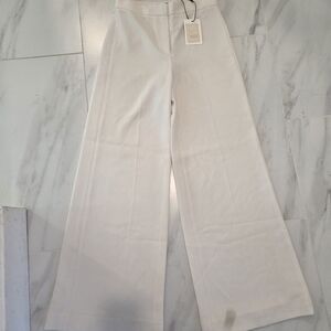Theory Cream Tailored Trousers